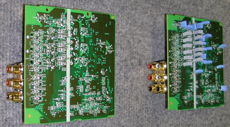Links de originele DV6400, rechts de vM-versie