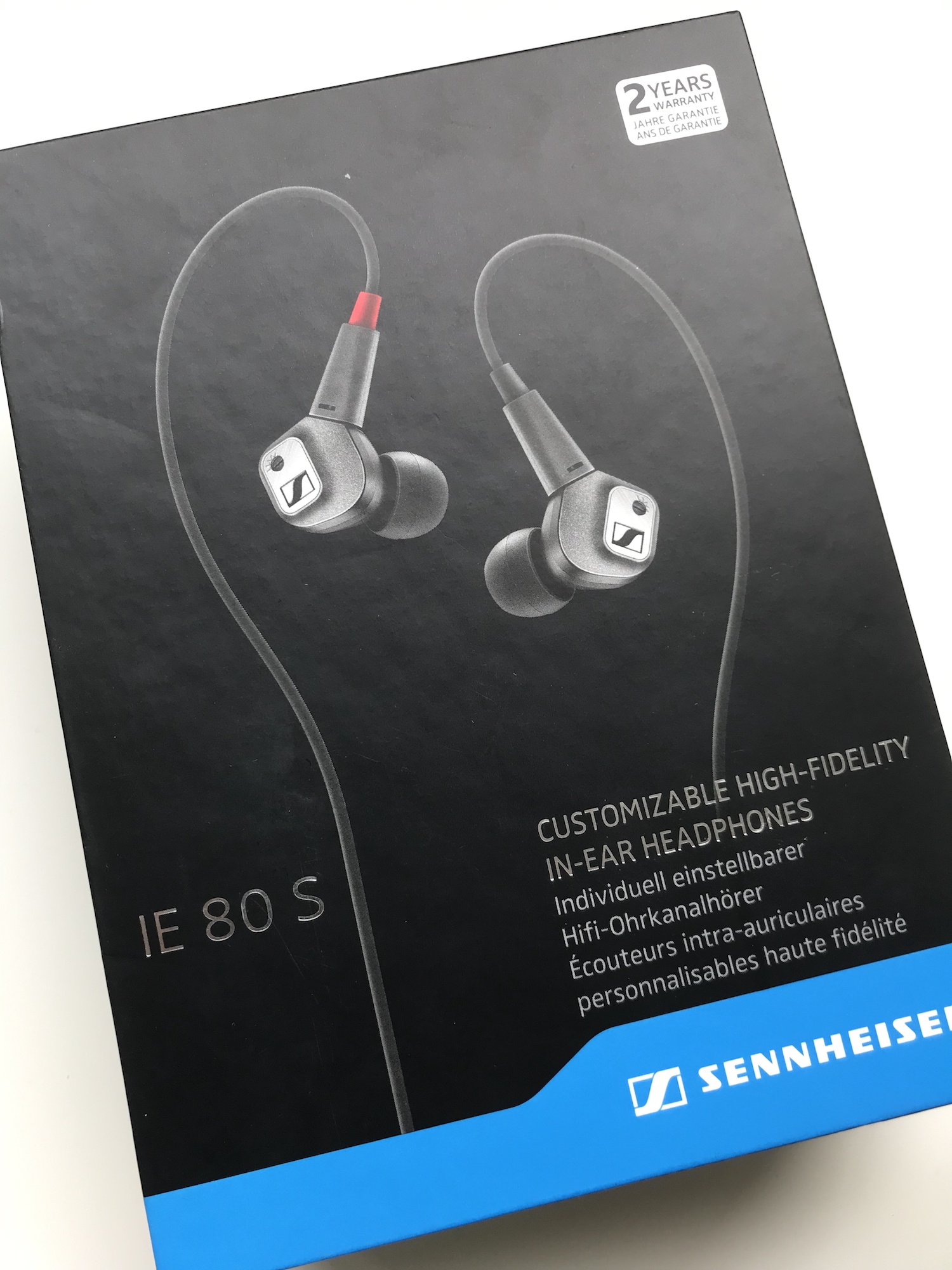 SENNHEISER - 本物保障 SENNHEISER ゼンハイザー IE80S 美品の+jenga