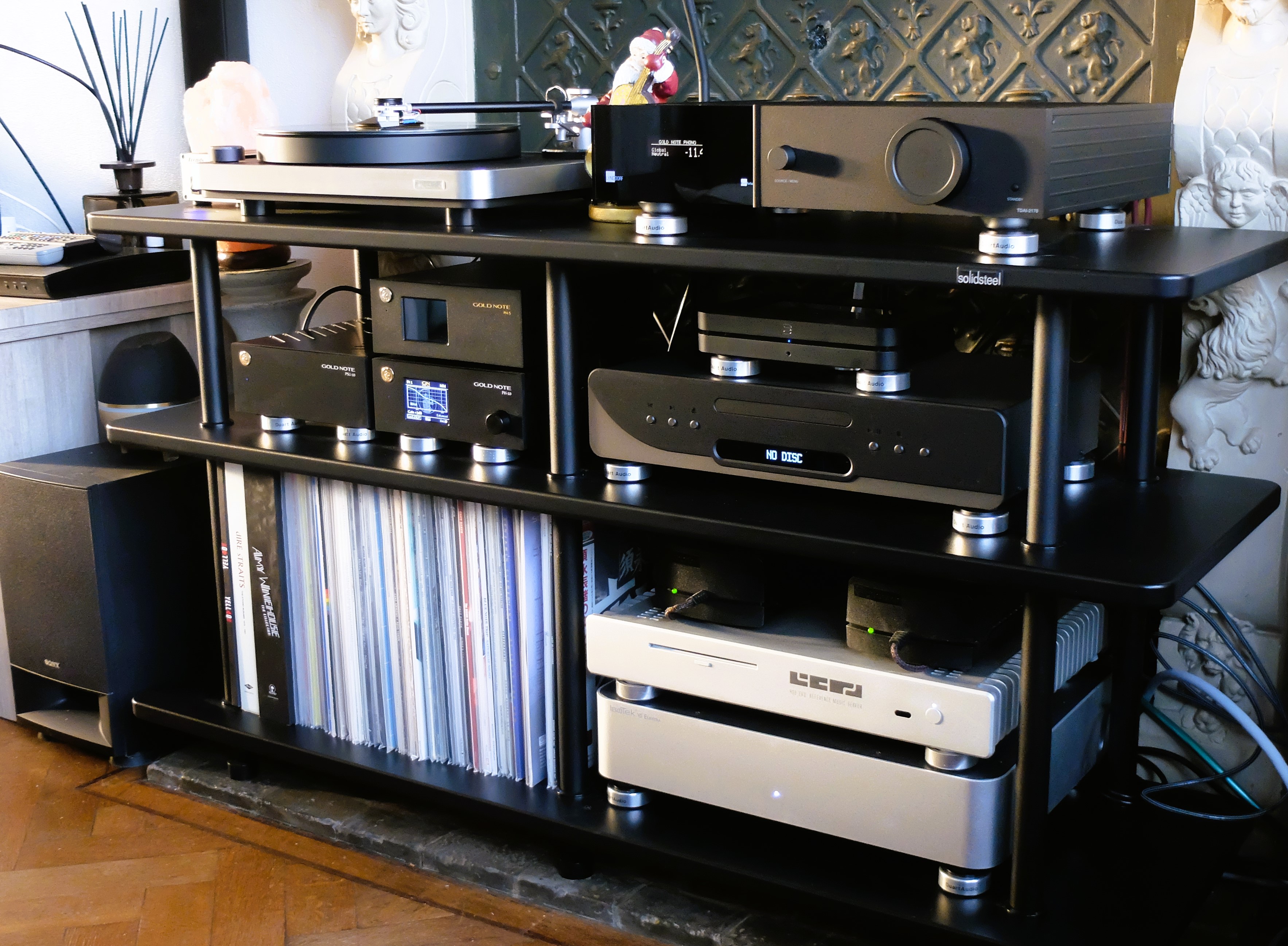 Solidsteel - VL Series Modular Vinyl Library Audio Rack - Music Direct