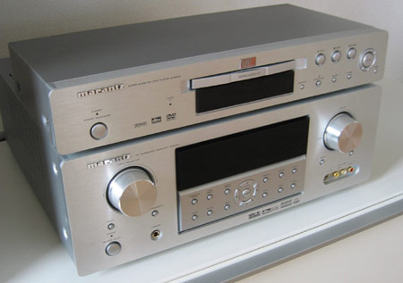 Marantz SR5500 surround receiver, DV6500 multiplay